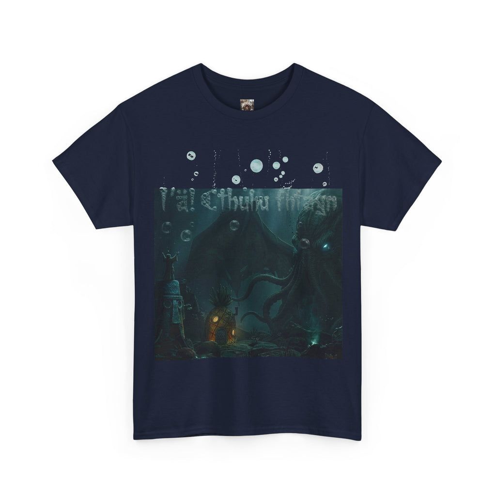 Cthulhu's Neighborhood T-Shirt — R'lyeh Underwater Dark Fantasy Graphic Tee