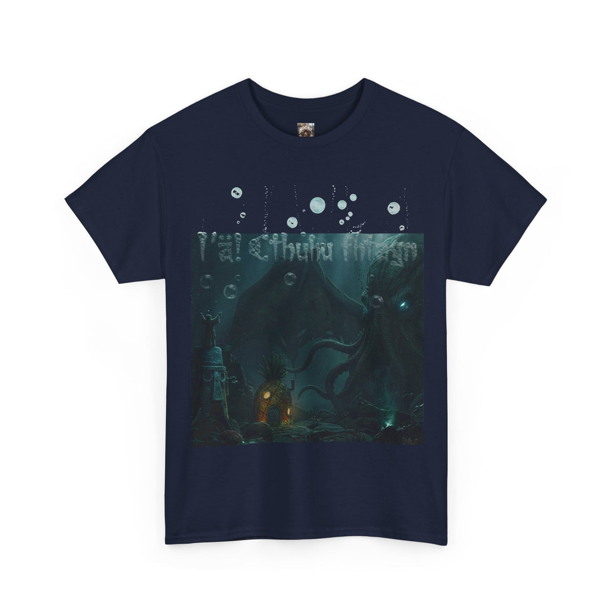 Cthulhu's Neighborhood T-Shirt — R'lyeh Underwater Dark Fantasy Graphic Tee