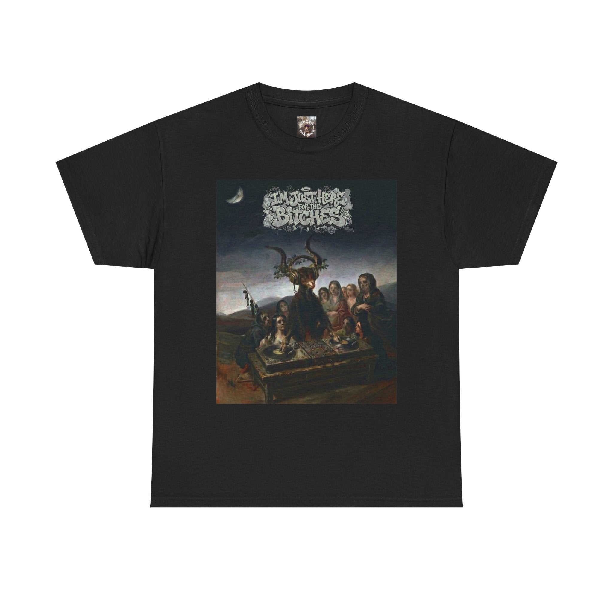 Goya Sabbath DJ T-Shirt — Witches' Sabbath Art Parody Graphic Tee