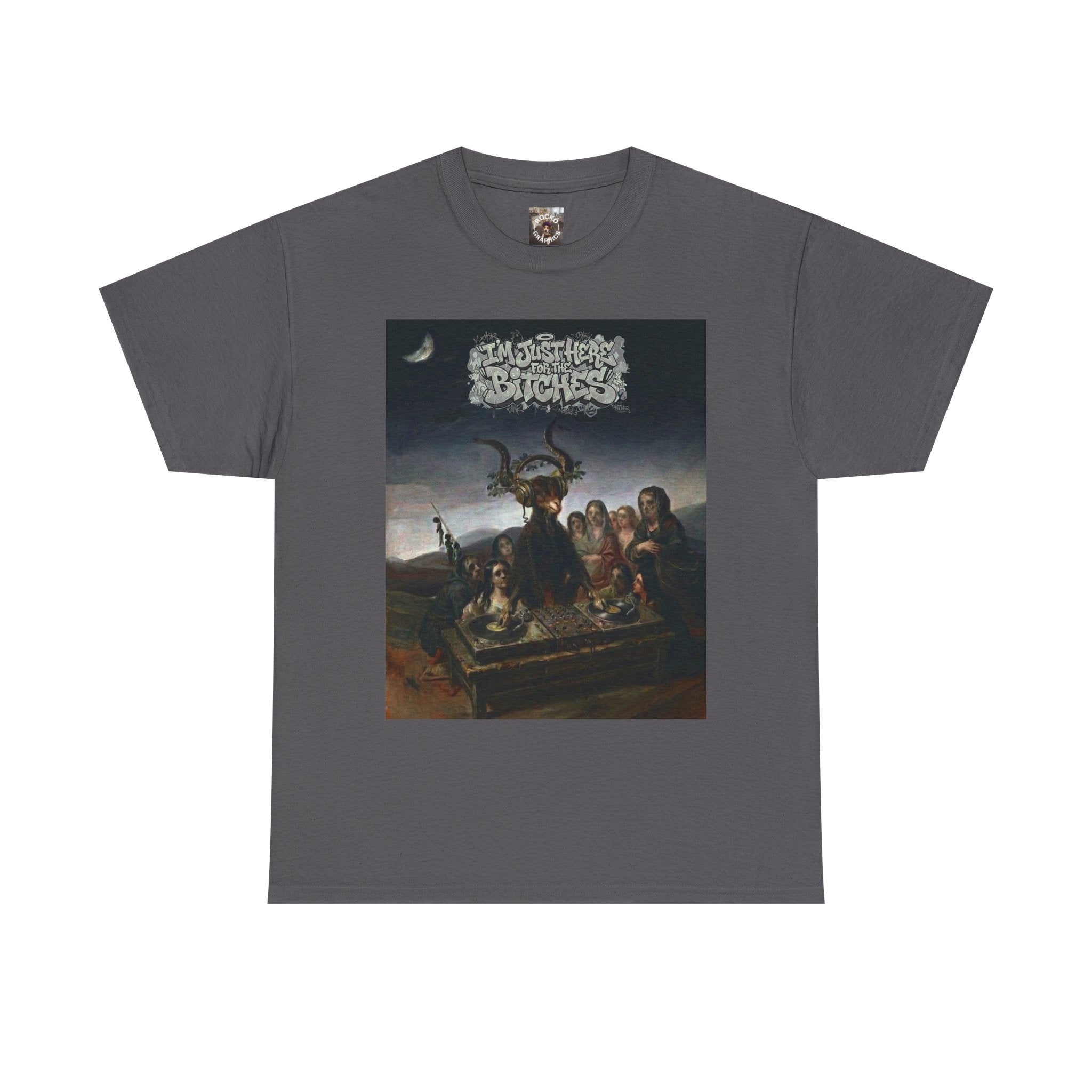 Goya Sabbath DJ T-Shirt — Witches' Sabbath Art Parody Graphic Tee