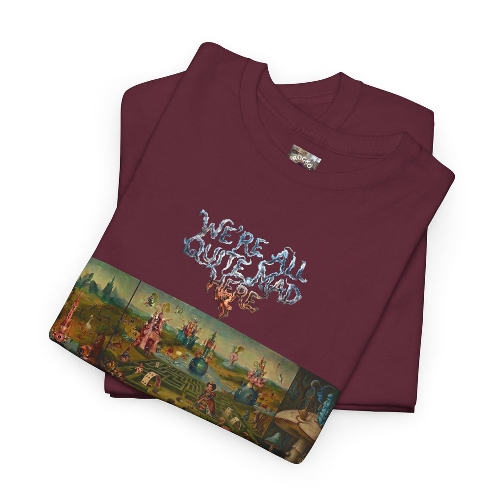 Alice in Wonderland Parody Tee — Garden of Earthly Delights Artwork