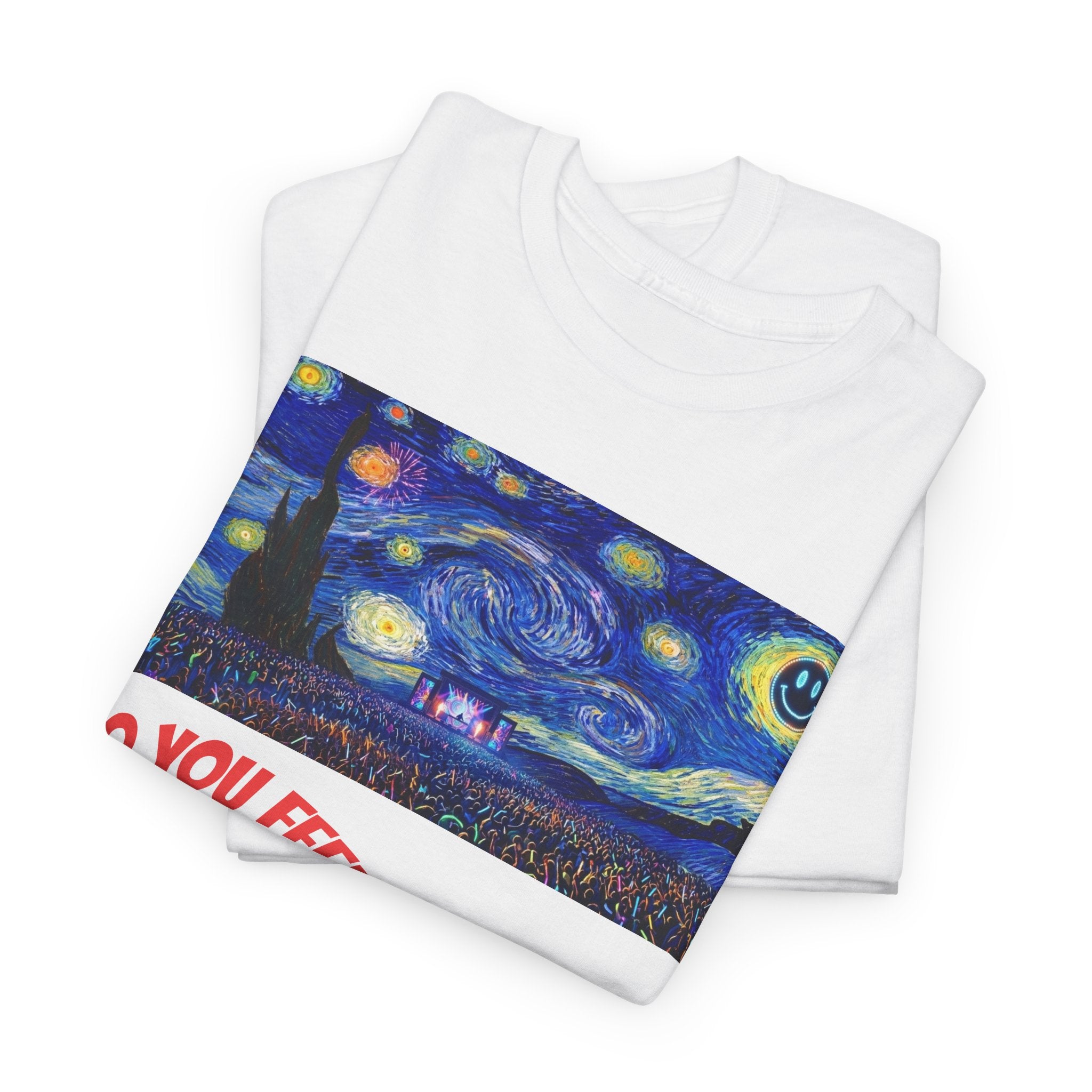 Starry Night Remix T-Shirt — Van Gogh Edibles Parody Graphic Tee