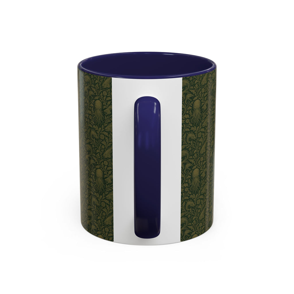 Two-Tone Accent Ceramic Mug — Graphic Print Coffee Cup (11oz & 15oz)