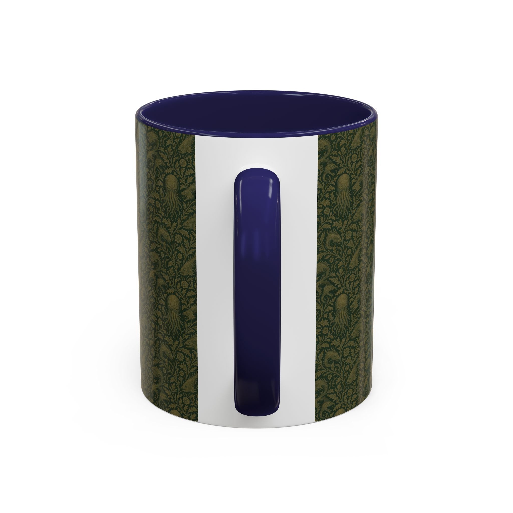 Two-Tone Accent Ceramic Mug — Graphic Print Coffee Cup (11oz & 15oz)
