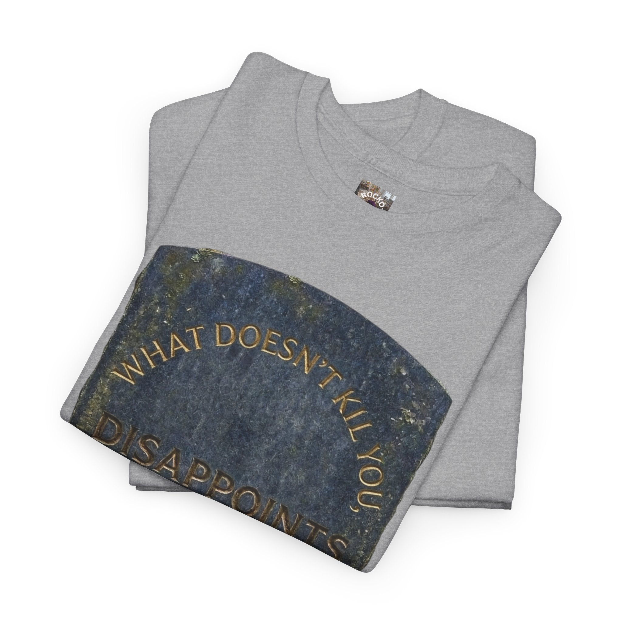 Tombstone Graphic T-Shirt — Dark Humor Deadpan Funny Tee