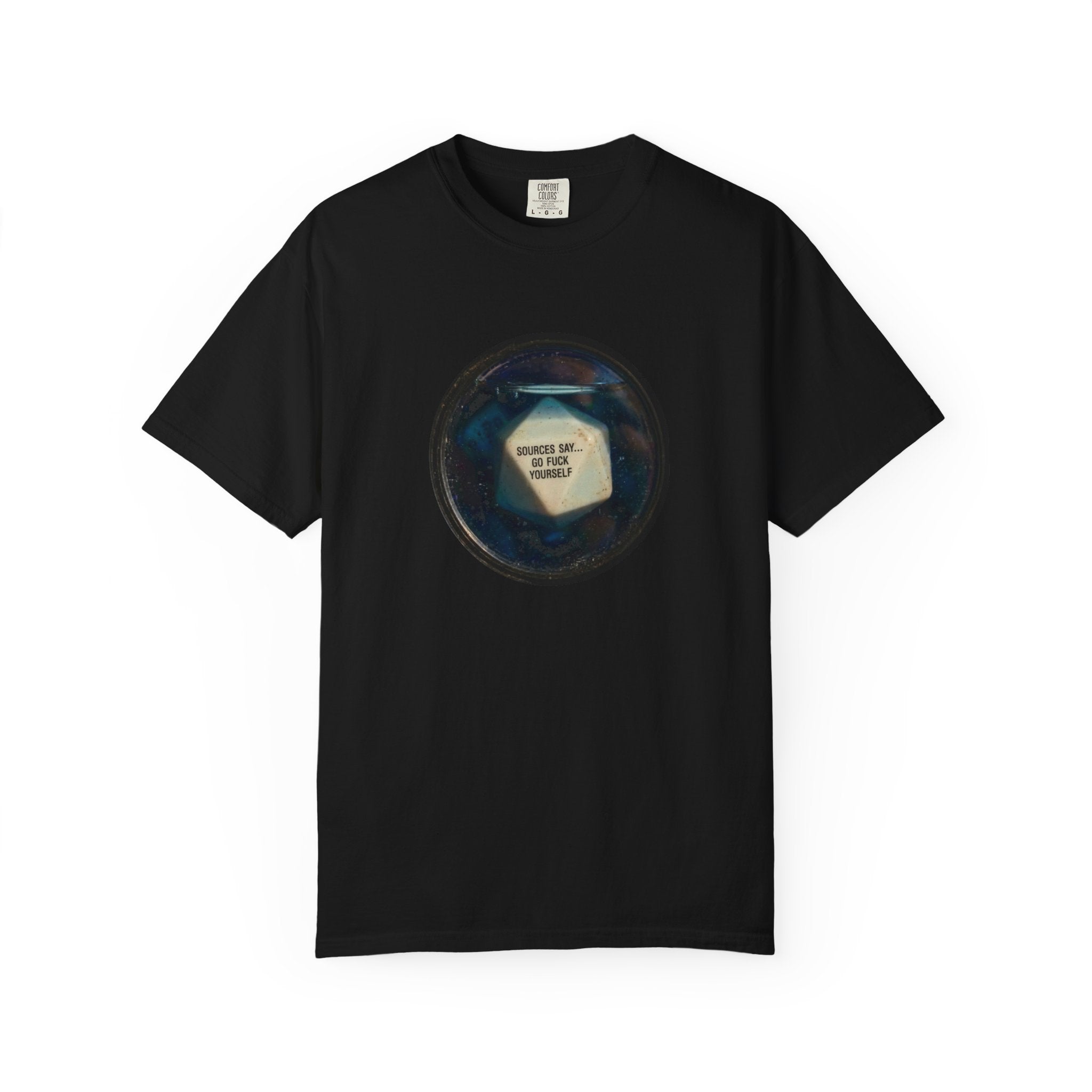 Answer Me Magic 8-Ball T-Shirt — Retro Mystical Vintage Graphic Tee