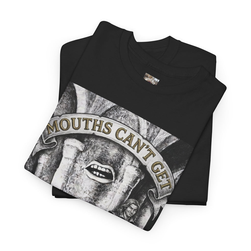 Mouths Can't Get Pregnant T-Shirt — Medieval Fantasy Dark Humor Graphic Tee