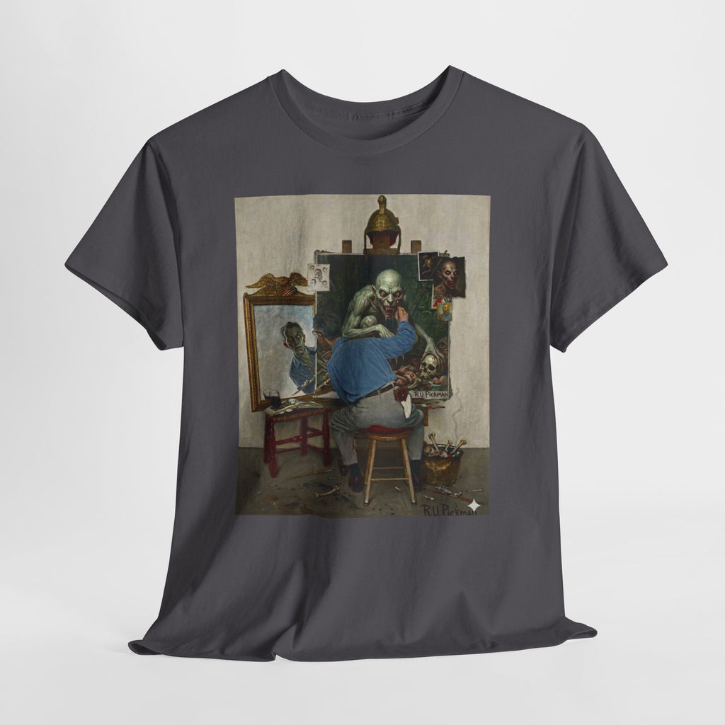 Richard Upton Pickman Self-Portrait T-Shirt — HP Lovecraft Illustration Graphic Tee