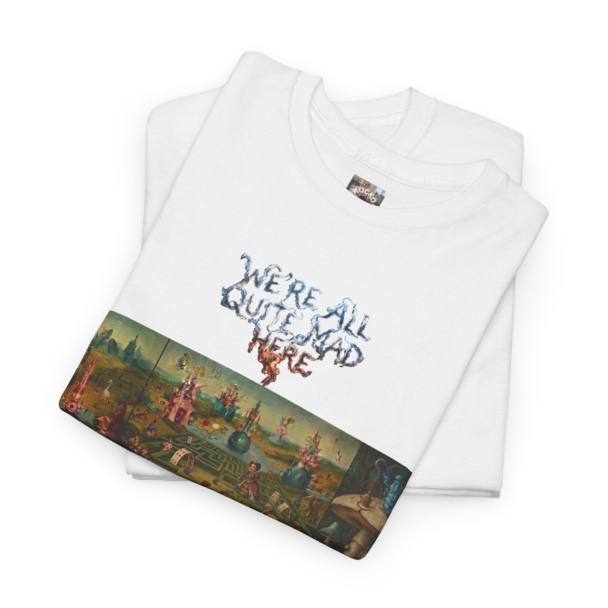 Alice in Wonderland Parody Tee — Garden of Earthly Delights Artwork
