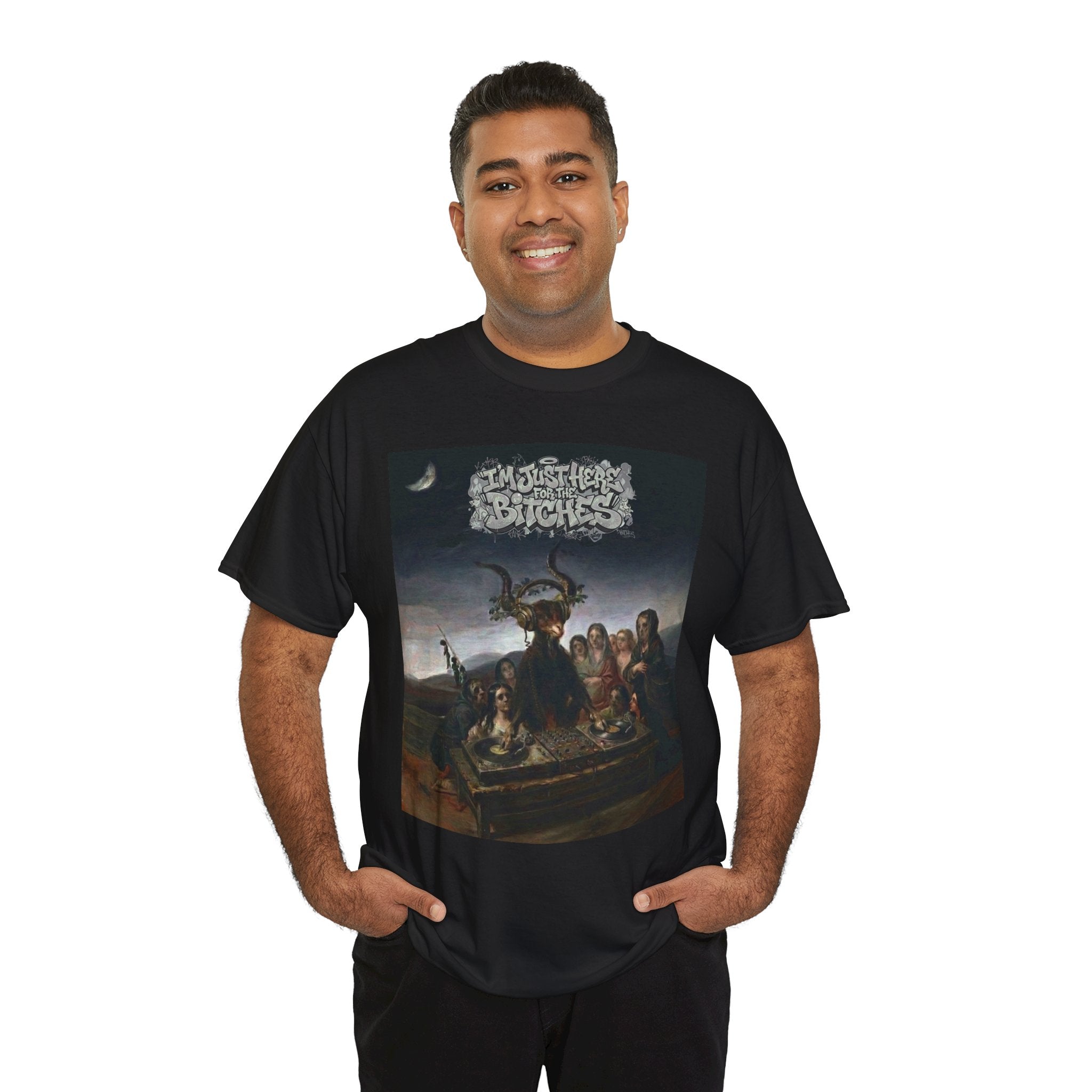 Goya Sabbath DJ T-Shirt — Witches' Sabbath Art Parody Graphic Tee