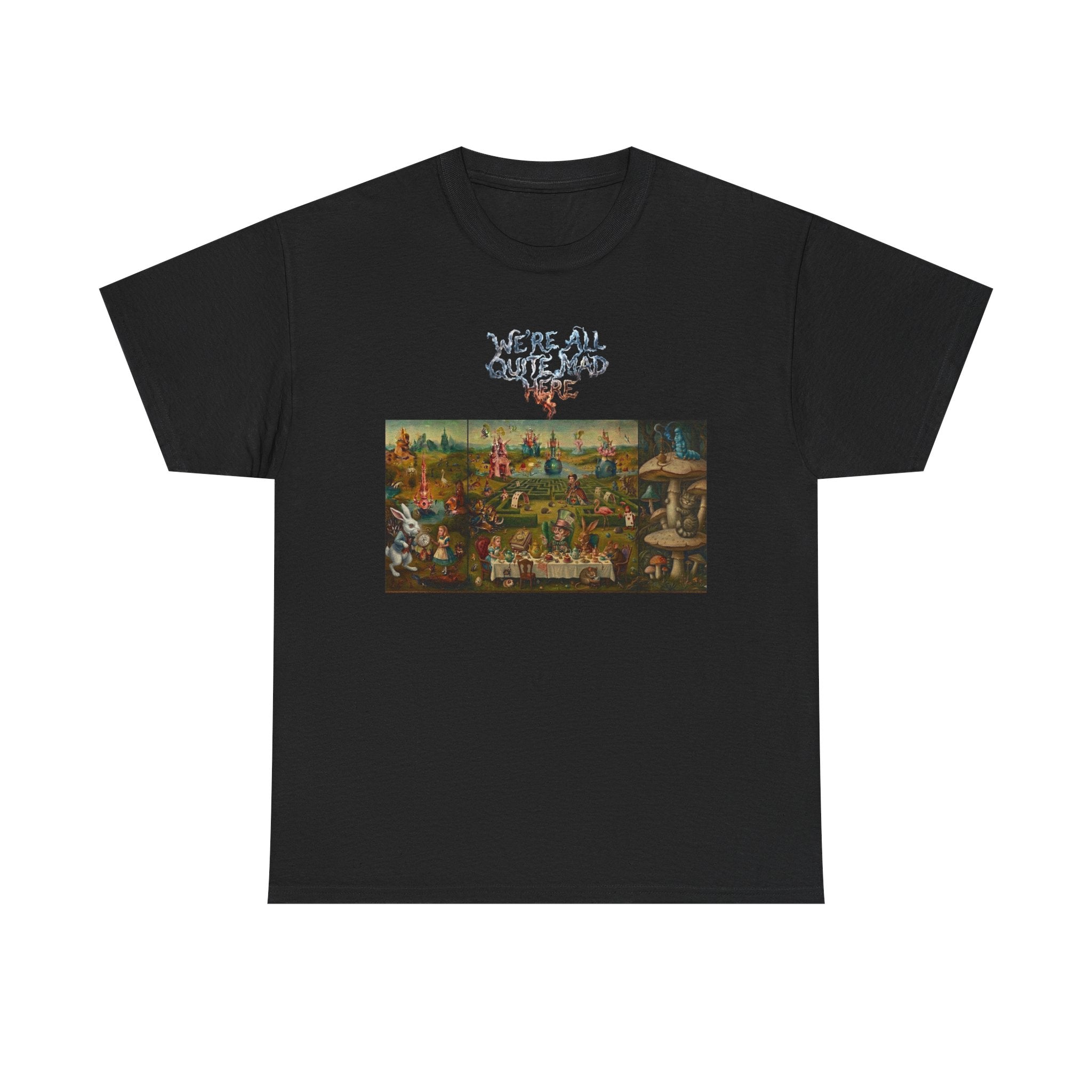 Alice in Wonderland x Bosch Garden of Earthly Delights Parody T
