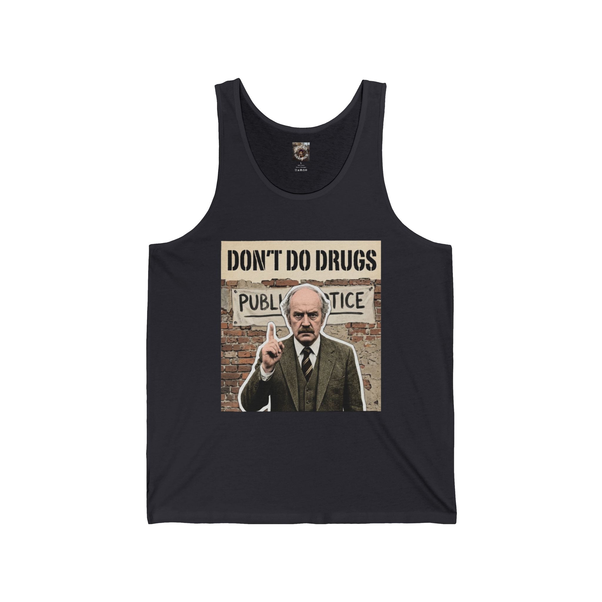 Don’t Do Drugs Tank Top — Retro Public Service Poster Design