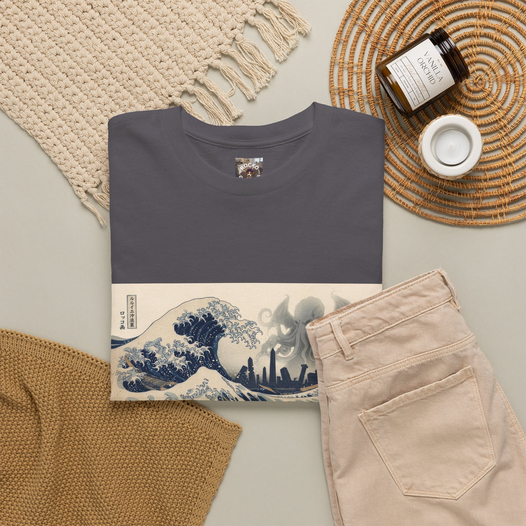 The Great Wave off R’lyeh — Ukiyo-e Cthulhu Graphic Tee
