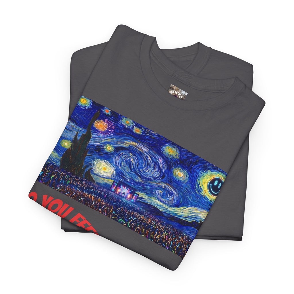 Starry Night Remix T-Shirt — Van Gogh Edibles Parody Graphic Tee