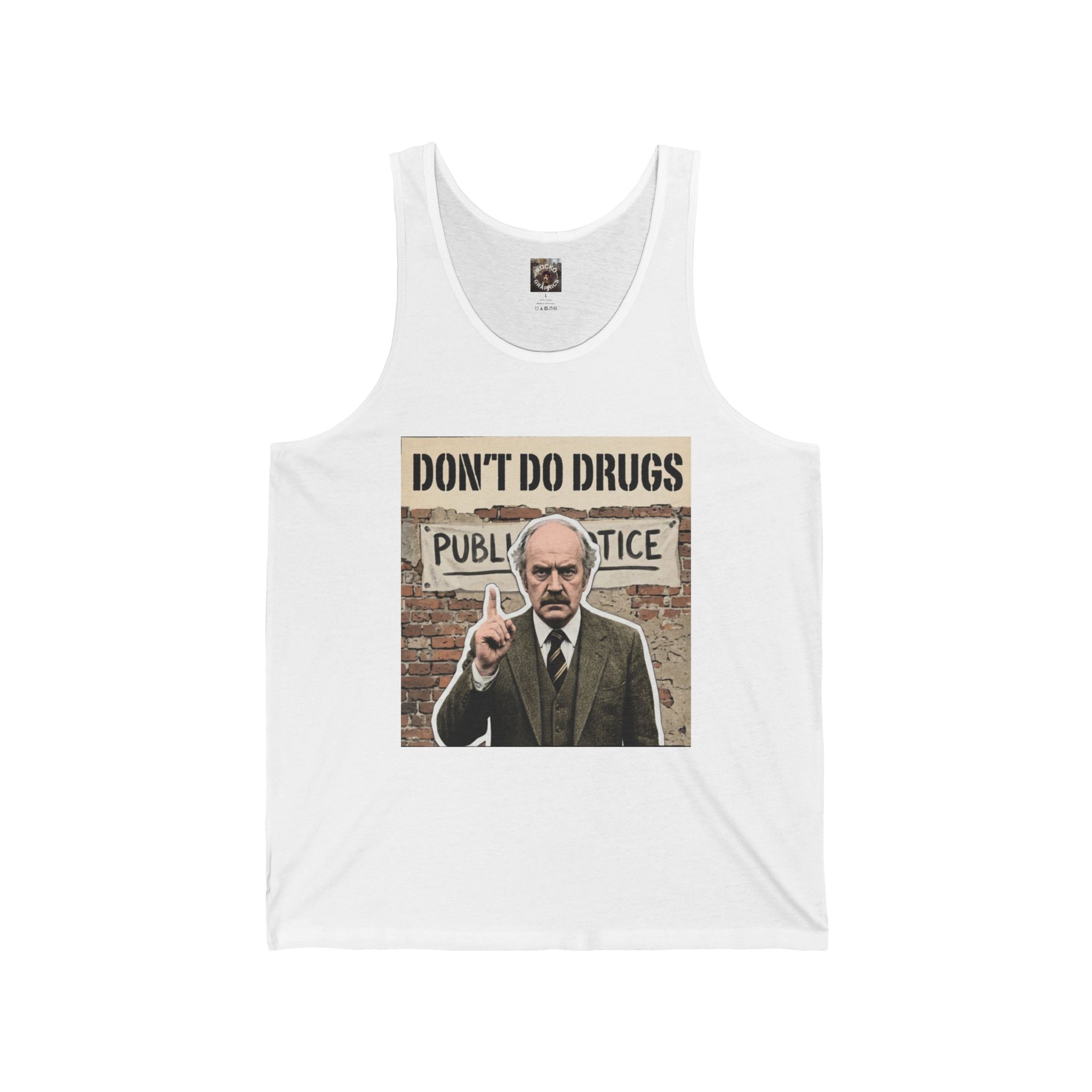 Don’t Do Drugs Tank Top — Retro Public Service Poster Design