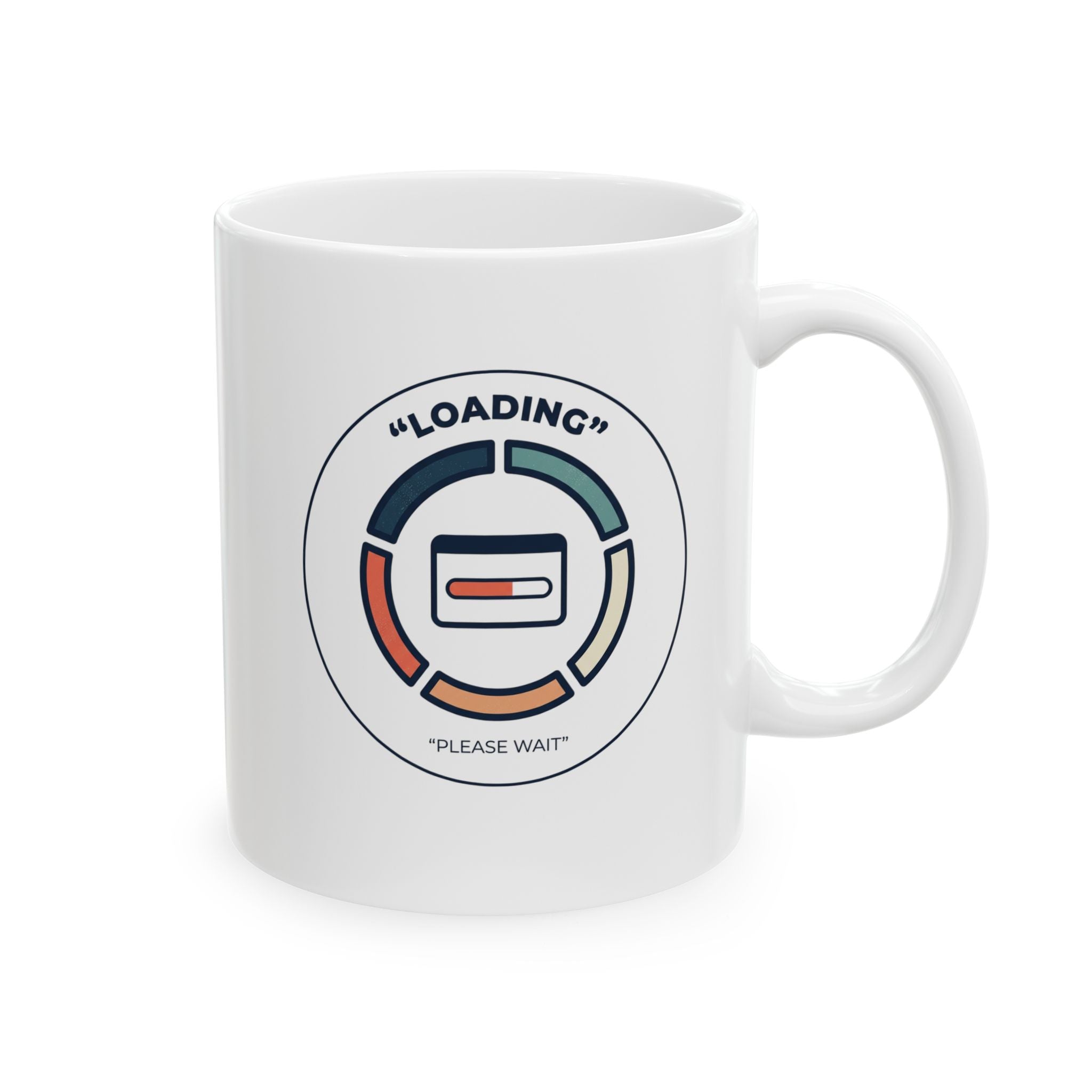 Retro Camper Ceramic Coffee Mug — Vintage Outdoor Graphic Cup (11oz)