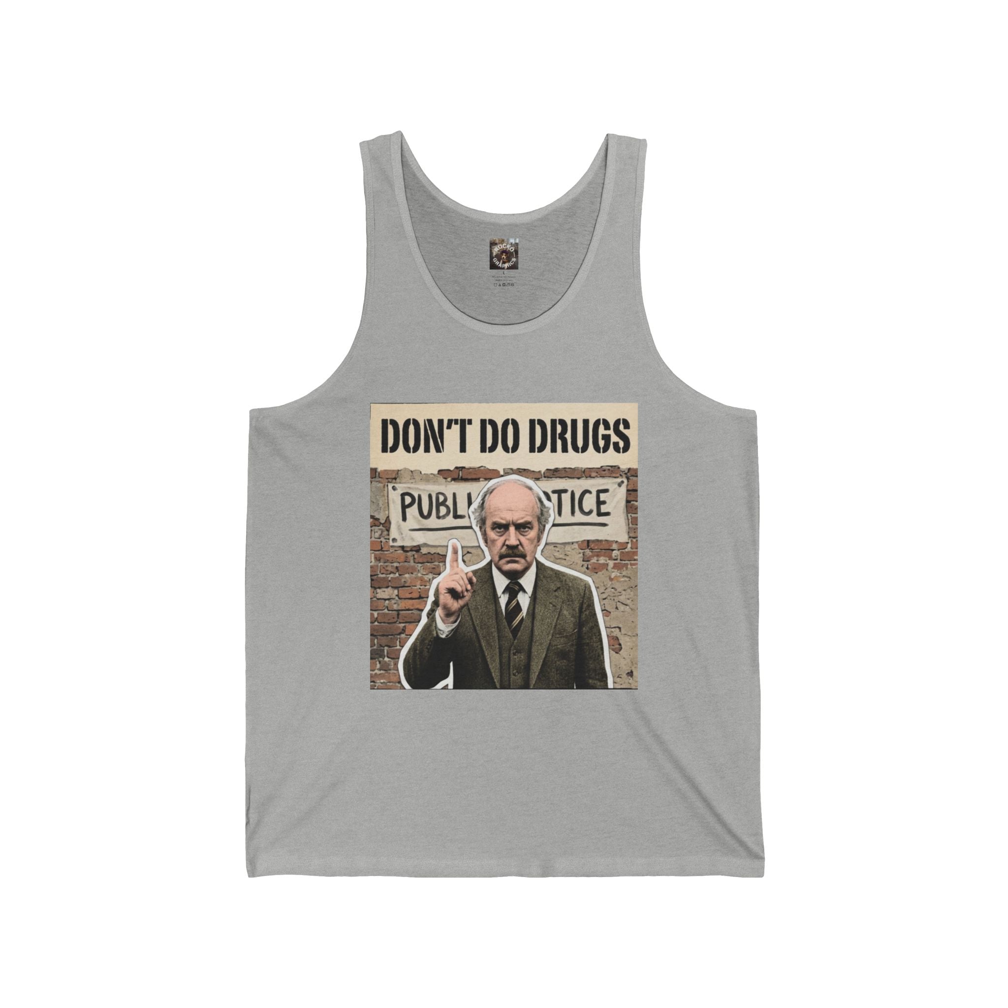 Don’t Do Drugs Tank Top — Retro Public Service Poster Design