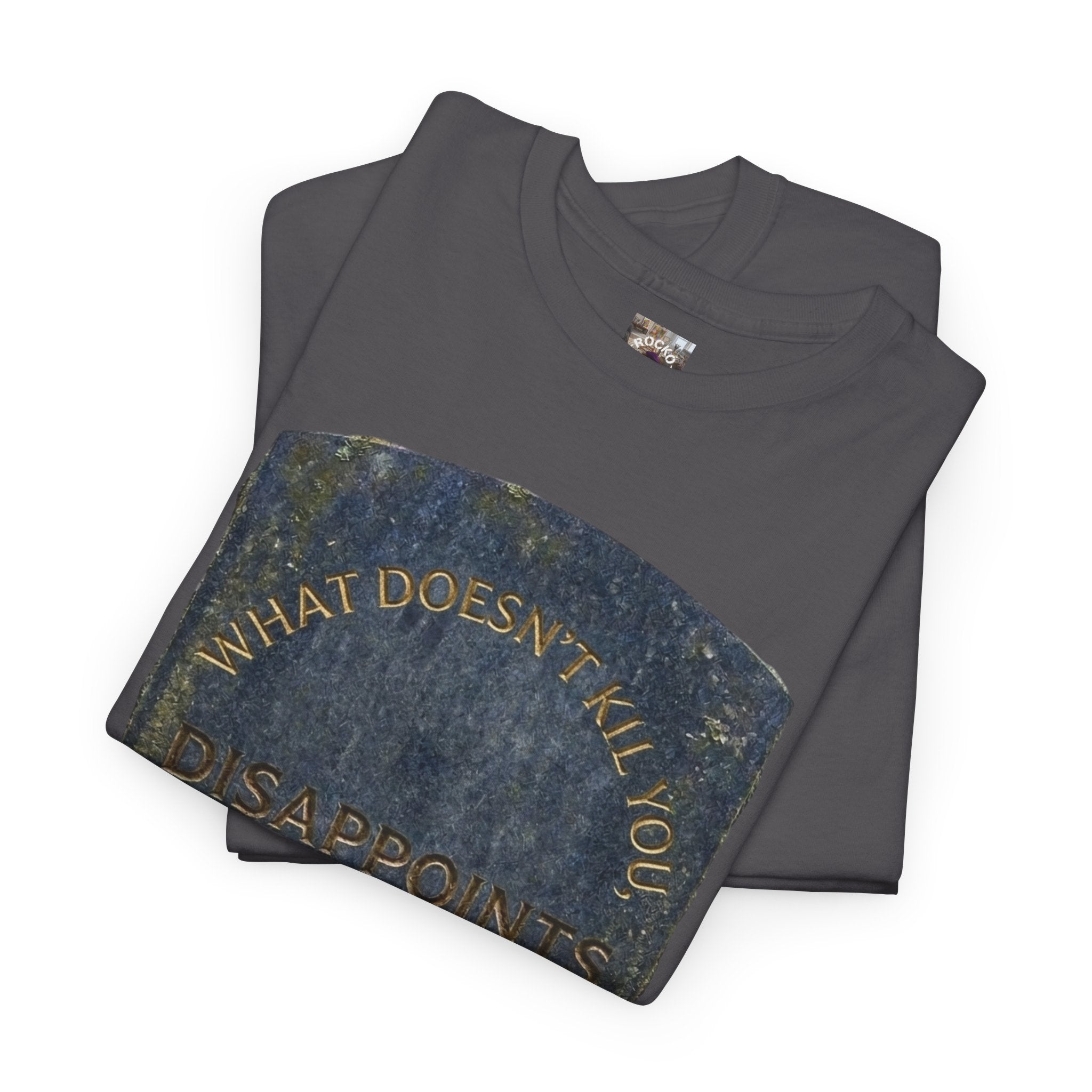 Tombstone Graphic T-Shirt — Dark Humor Deadpan Funny Tee