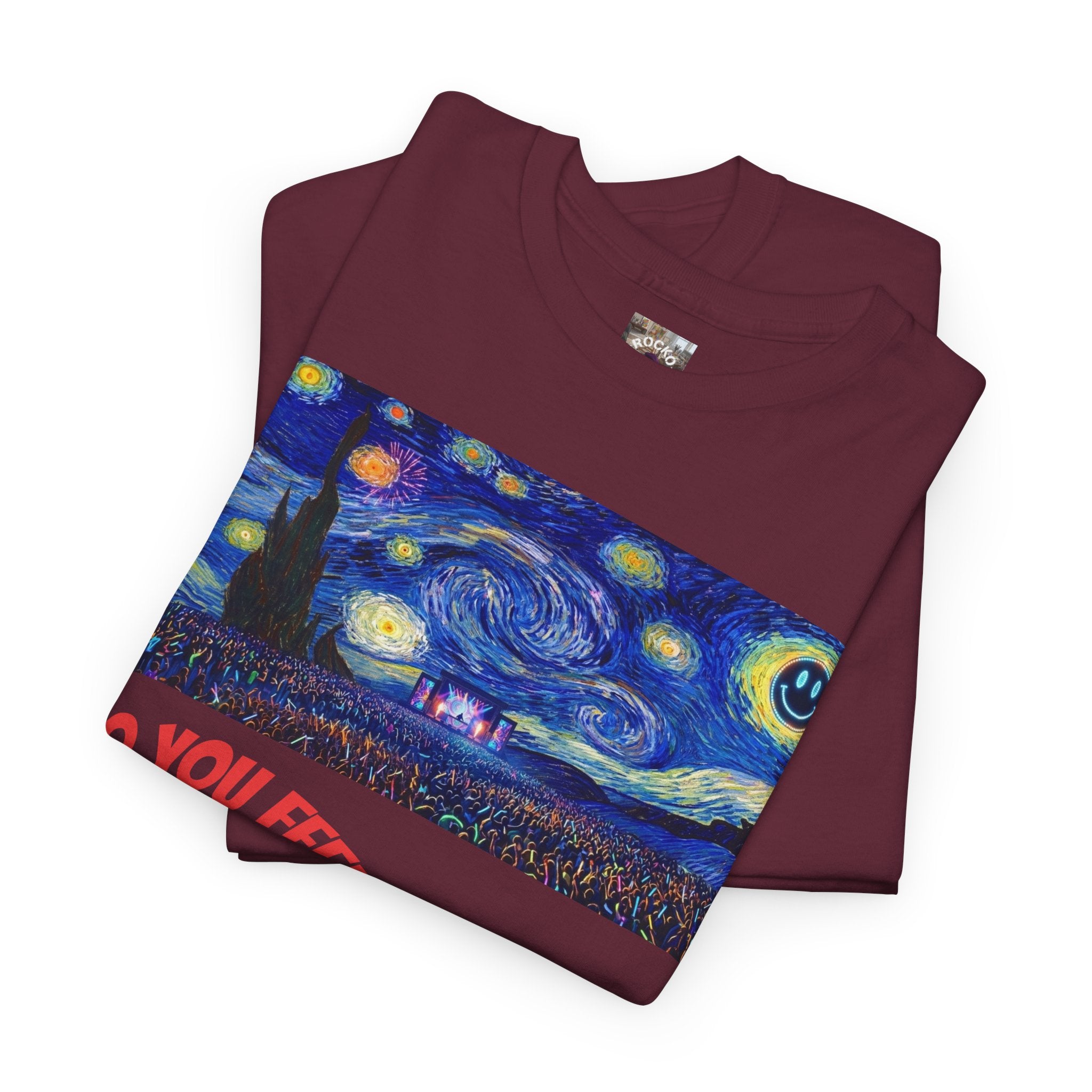 Starry Night Remix T-Shirt — Van Gogh Edibles Parody Graphic Tee