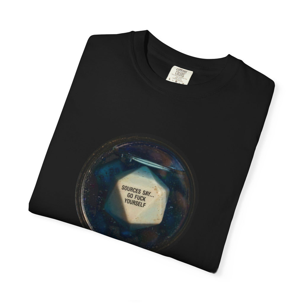 Answer Me Magic 8-Ball T-Shirt — Retro Mystical Vintage Graphic Tee