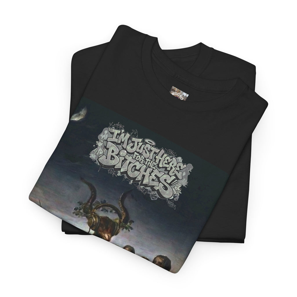Goya Sabbath DJ T-Shirt — Witches' Sabbath Art Parody Graphic Tee