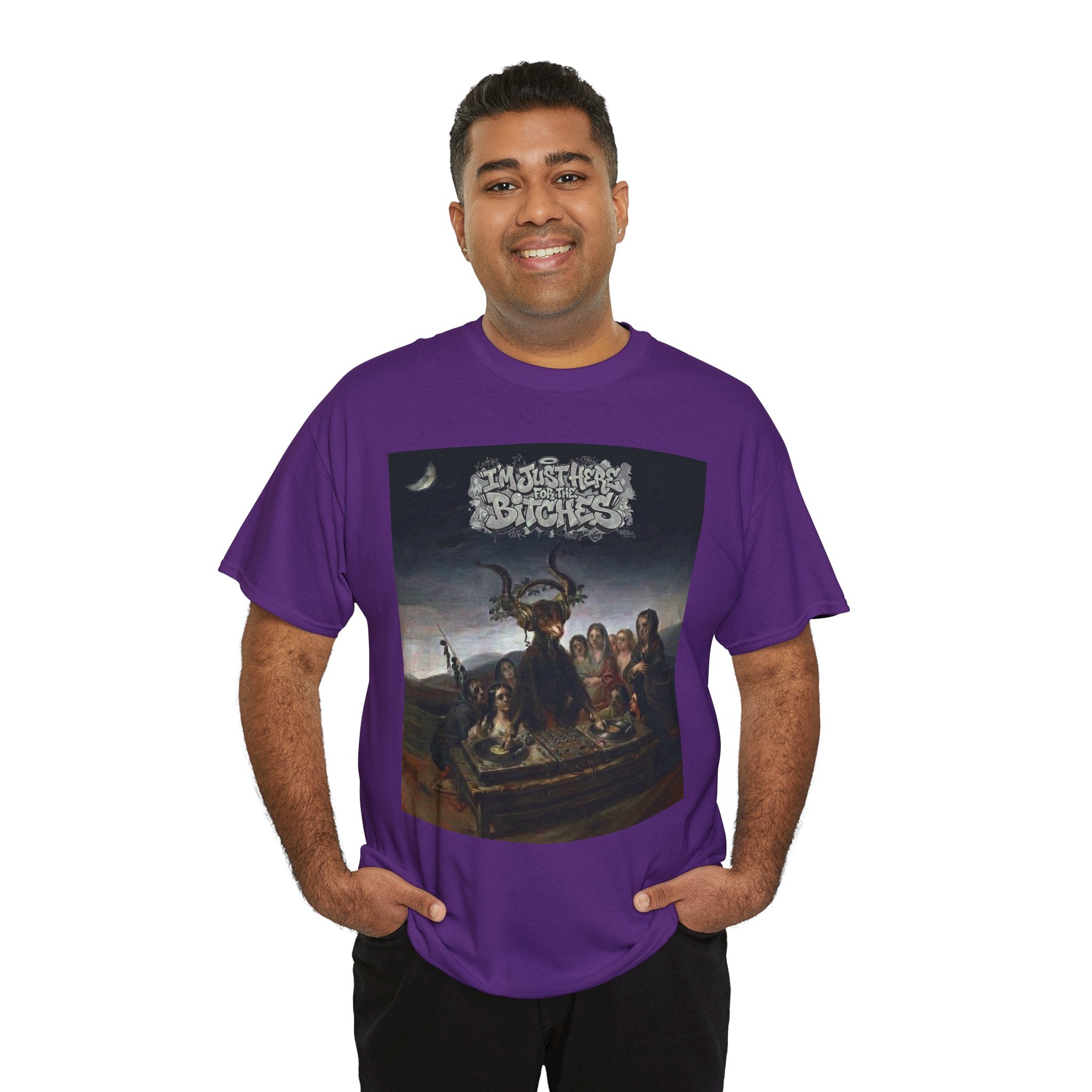 Goya Sabbath DJ T-Shirt — Witches' Sabbath Art Parody Graphic Tee