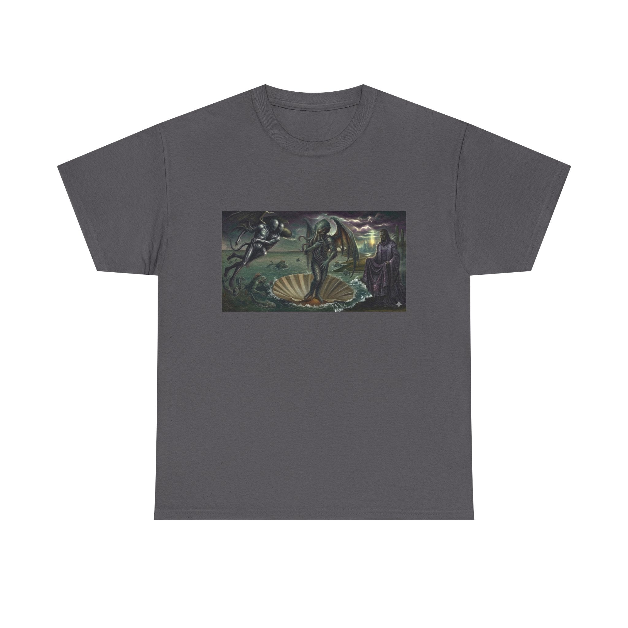 Cthulhu Anadyomene T-Shirt — Lovecraft Birth of Venus Parody Graphic Tee