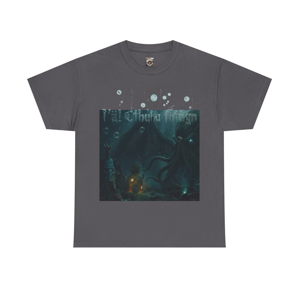Cthulhu's Neighborhood T-Shirt — R'lyeh Underwater Dark Fantasy Graphic Tee