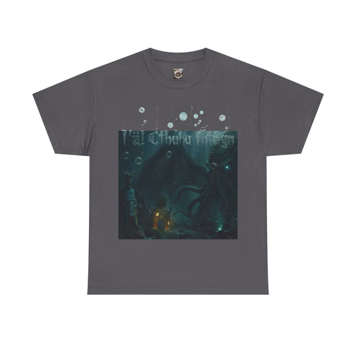 Cthulhu's Neighborhood T-Shirt — R'lyeh Underwater Dark Fantasy Graphic Tee