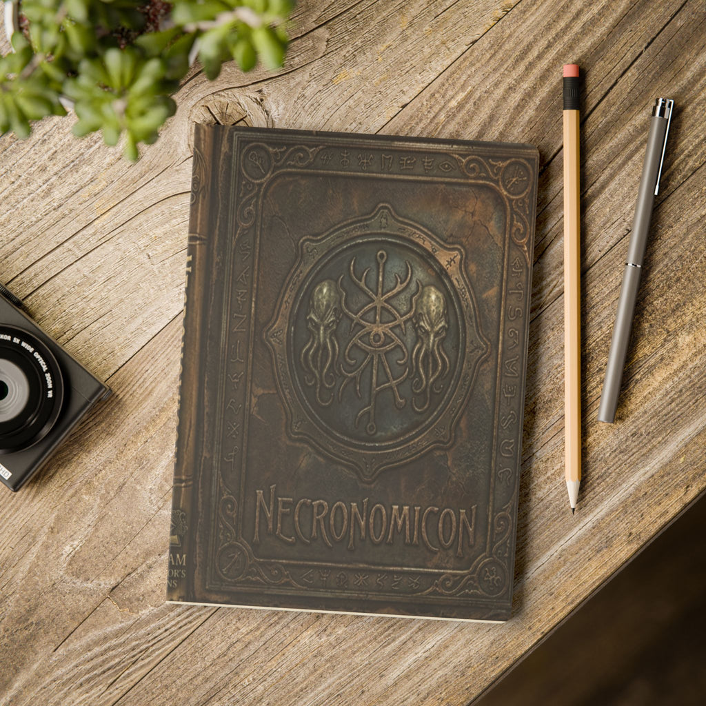 Necronomicon Softcover Journal — HP Lovecraft Eldritch Tome Notebook