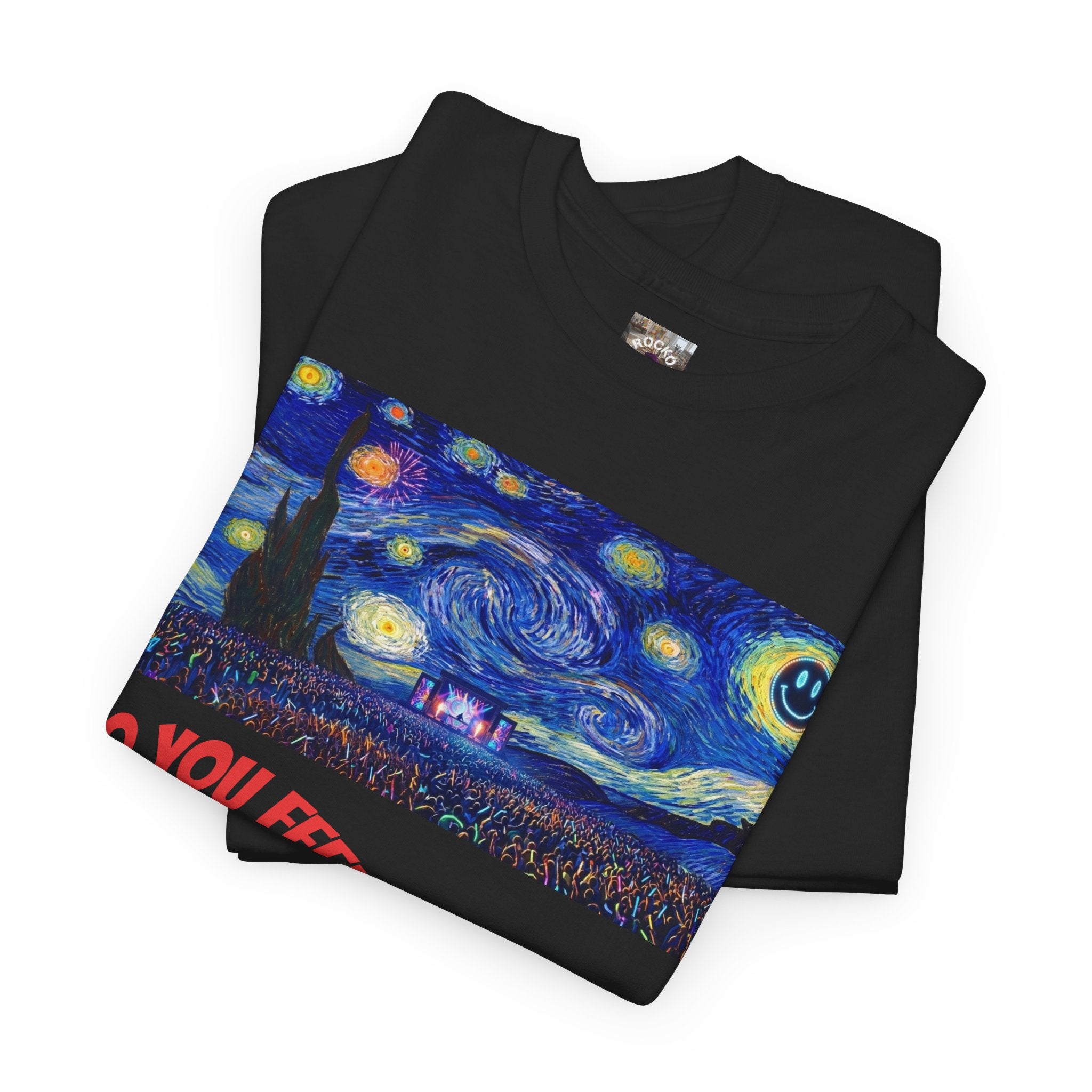 Starry Night Remix T-Shirt — Van Gogh Edibles Parody Graphic Tee