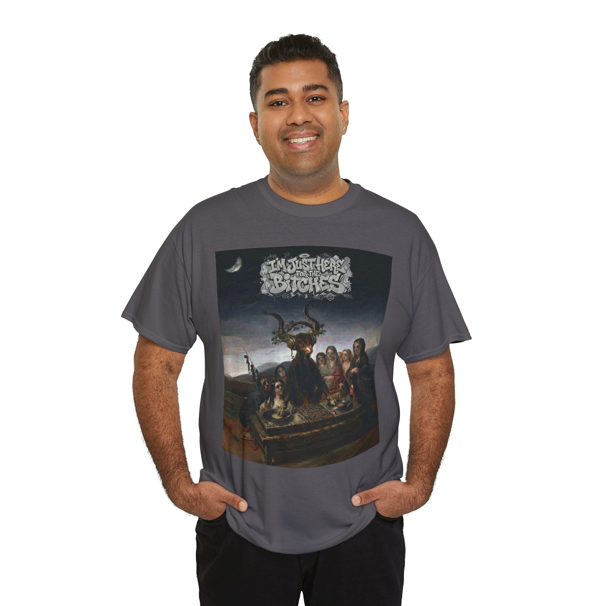 Goya Sabbath DJ T-Shirt — Witches' Sabbath Art Parody Graphic Tee