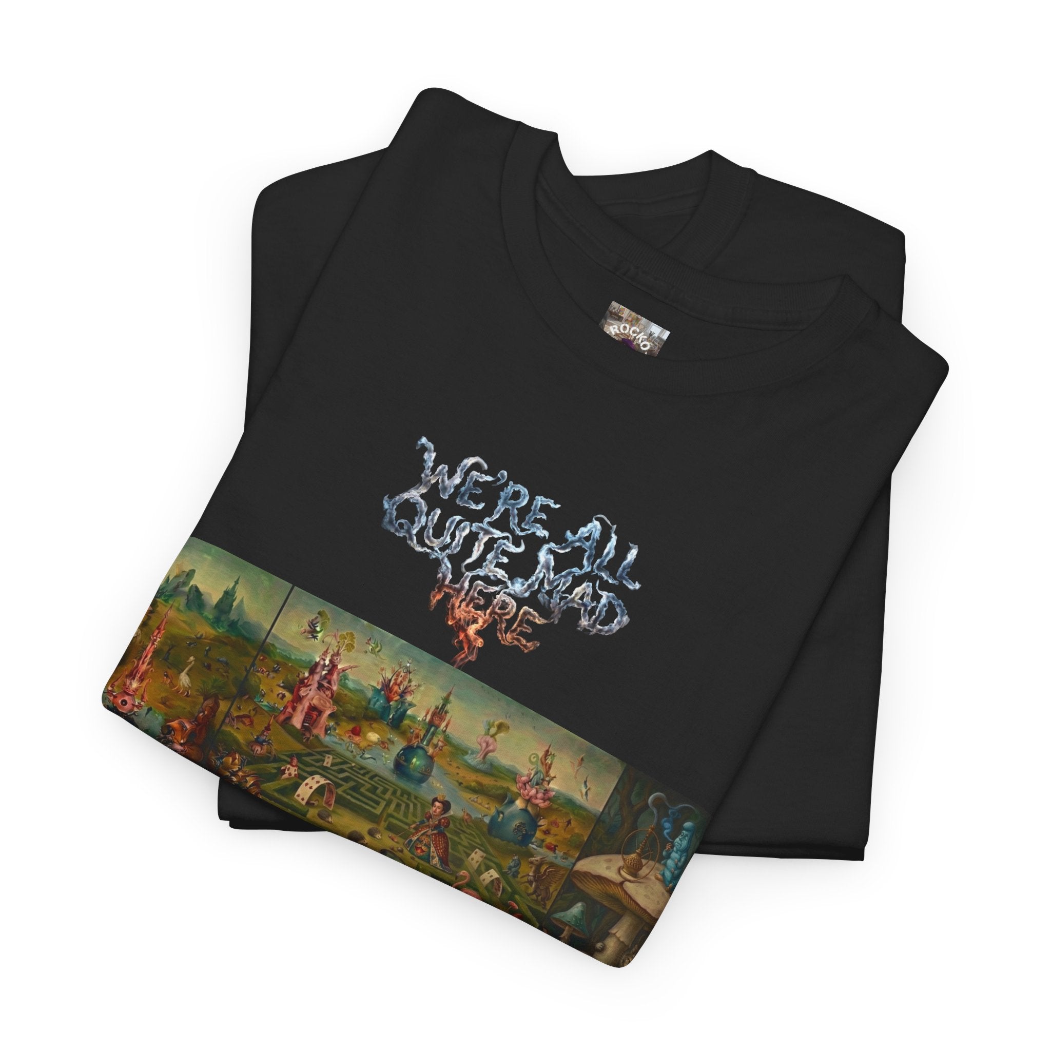 Alice in Wonderland Parody Tee — Garden of Earthly Delights Artwork