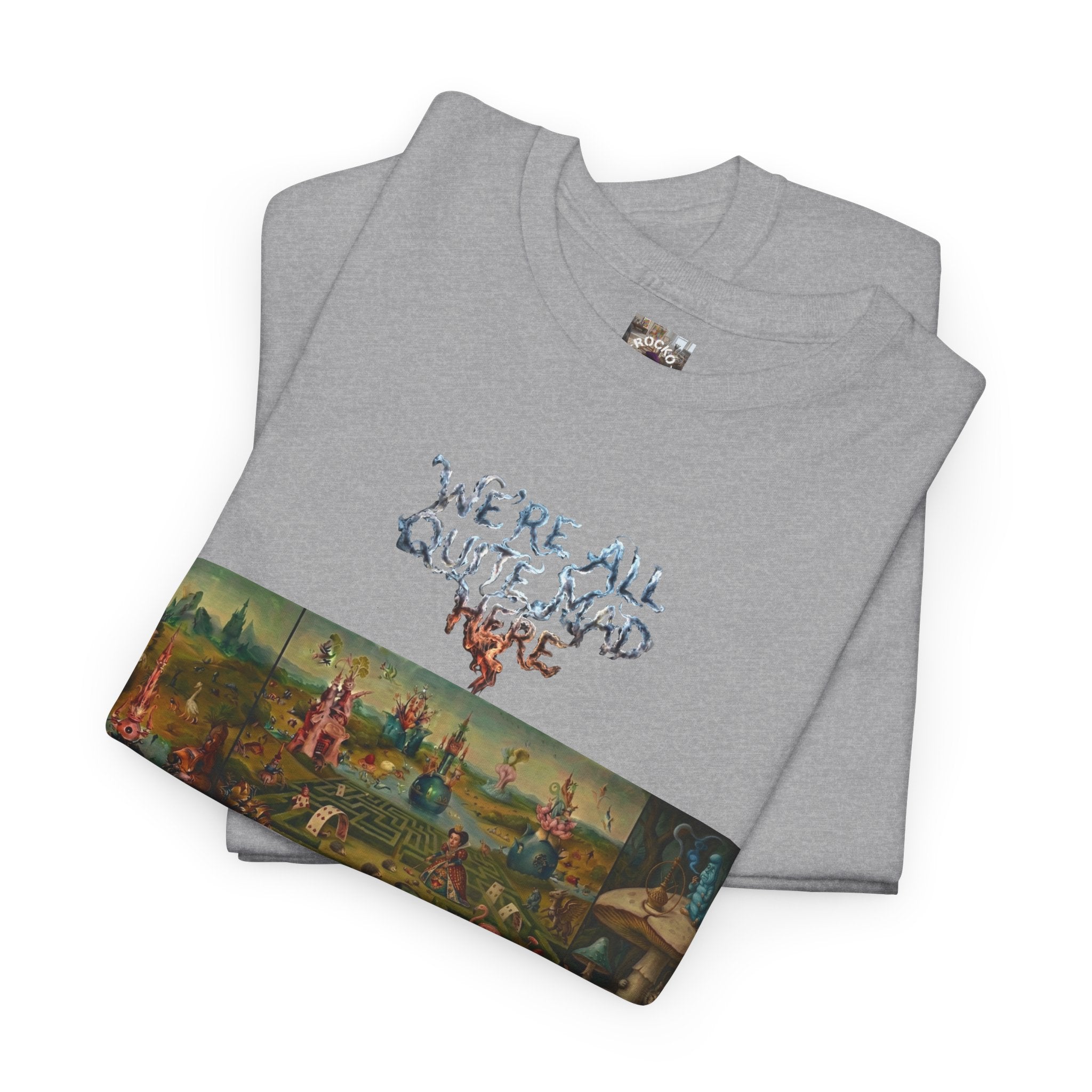 Alice in Wonderland Parody Tee — Garden of Earthly Delights Artwork