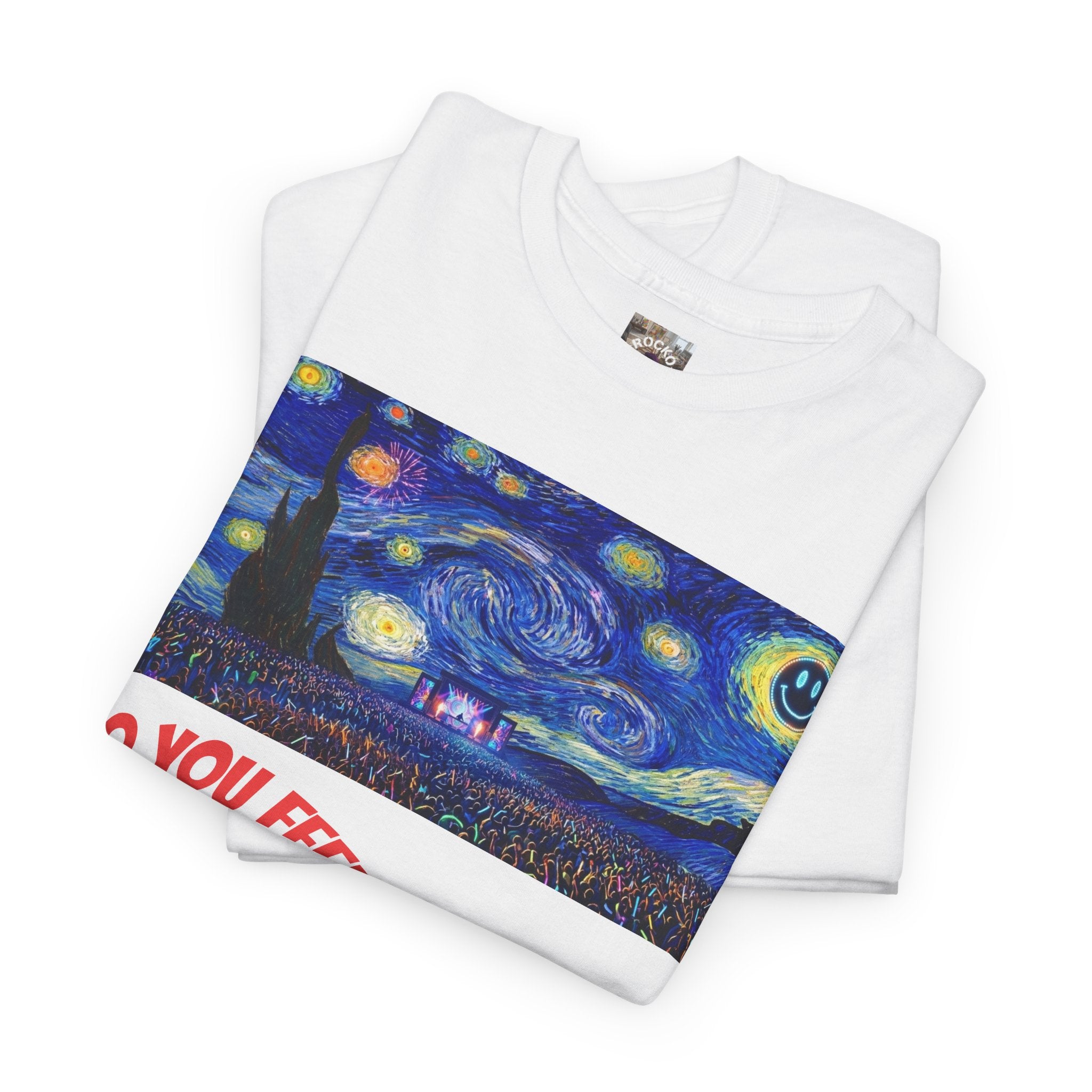 Starry Night Remix T-Shirt — Van Gogh Edibles Parody Graphic Tee