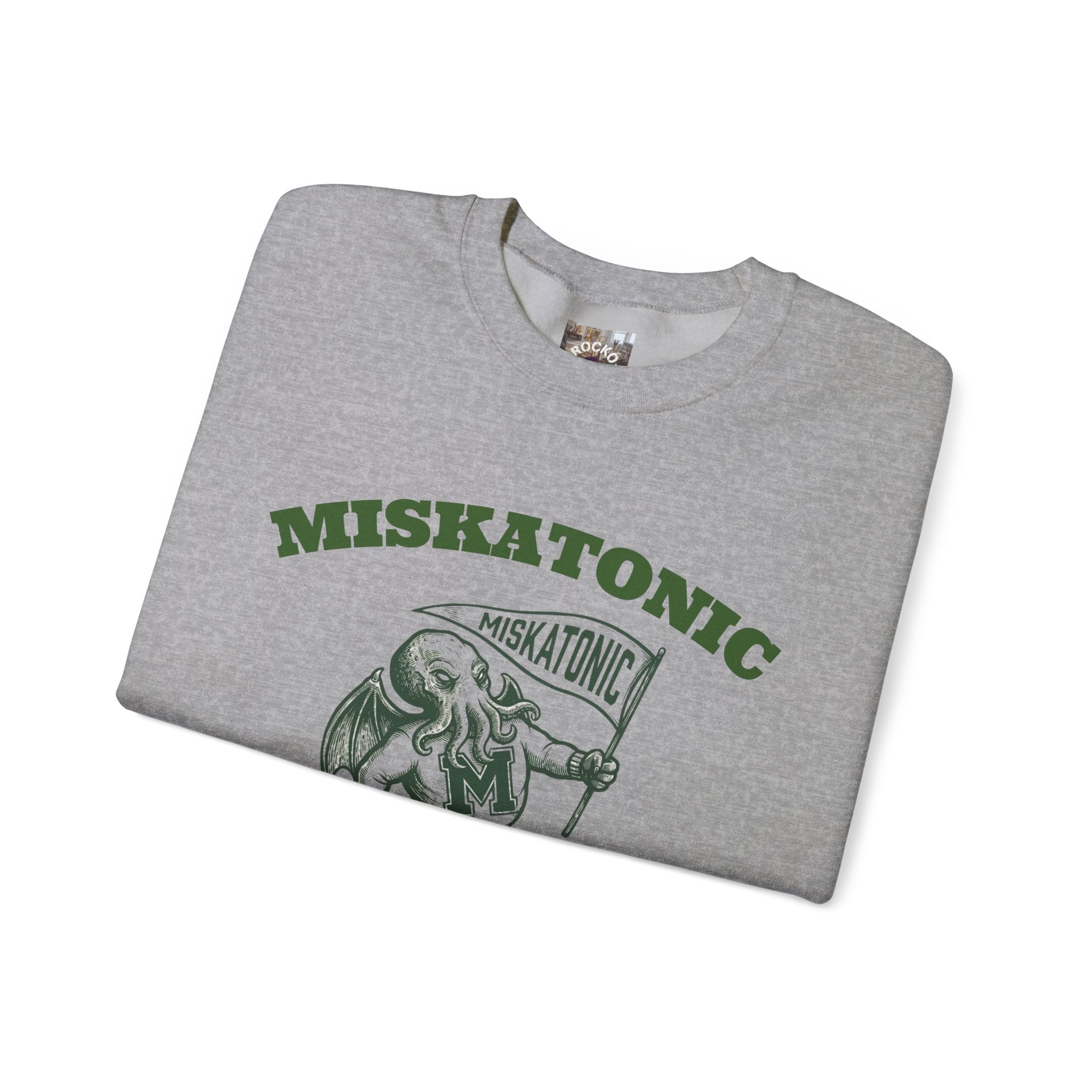 Miskatonic University Crewneck Sweatshirt — Vintage Collegiate Lovecraft