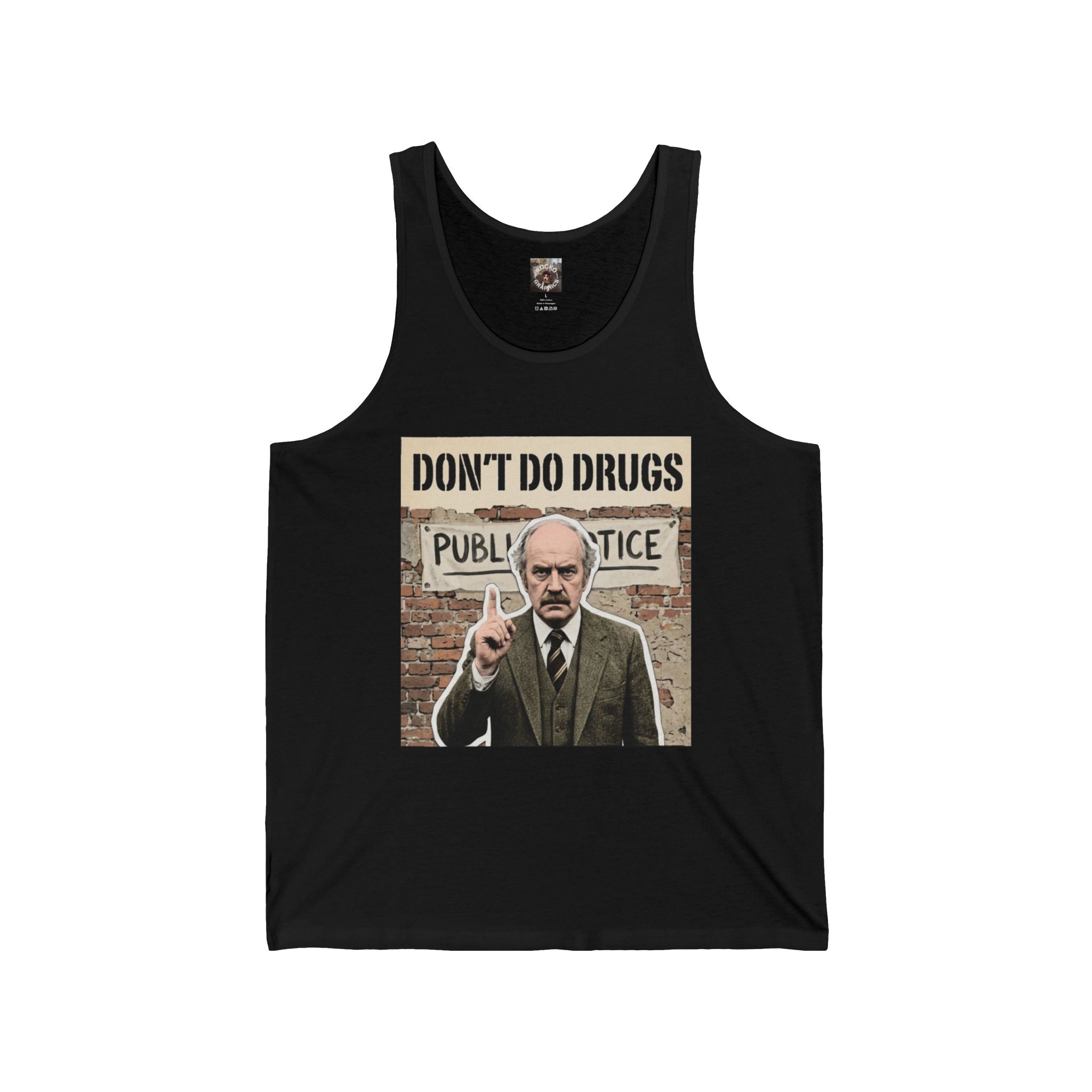 Don’t Do Drugs Tank Top — Retro Public Service Poster Design