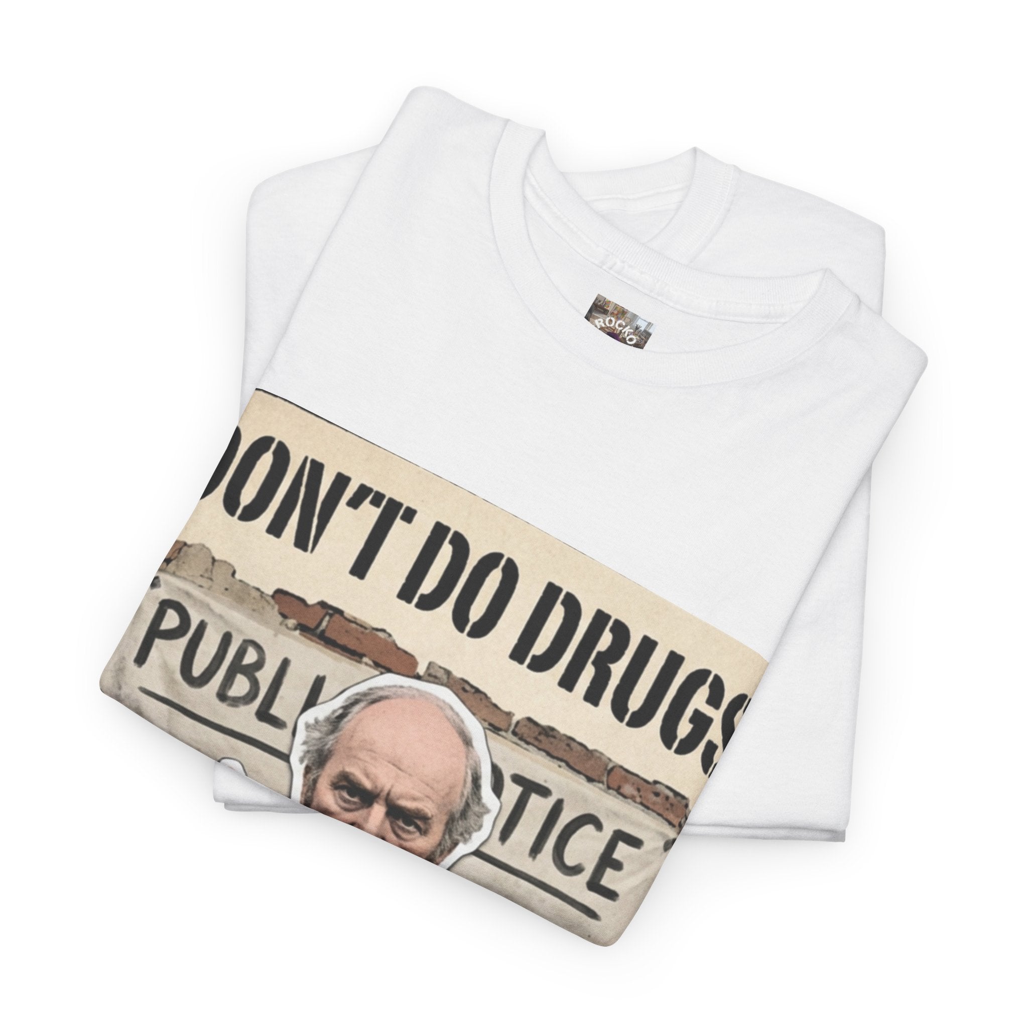 Vintage Anti-Drug PSA T-Shirt — Retro Dark Humor Graphic Tee