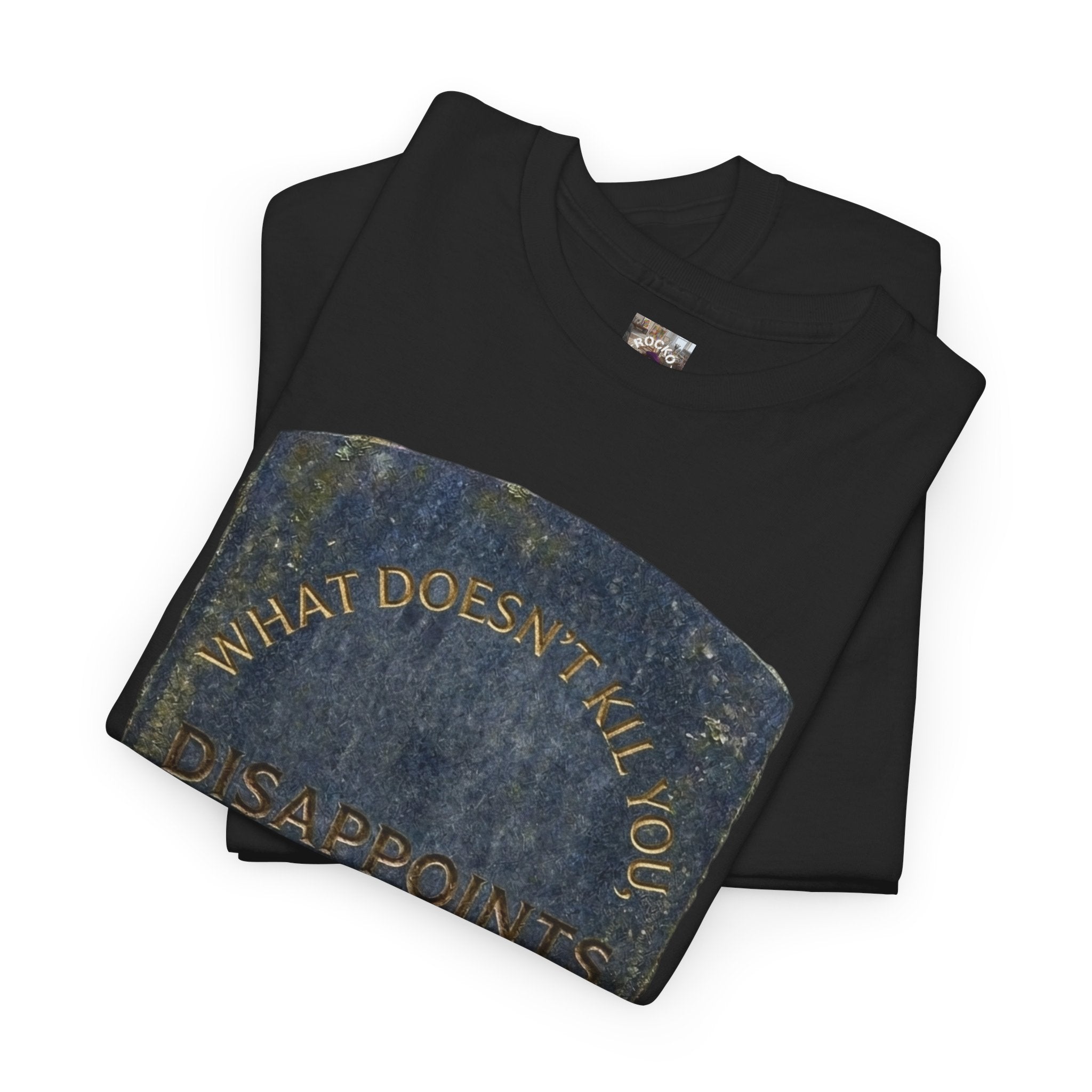 Tombstone Graphic T-Shirt — Dark Humor Deadpan Funny Tee