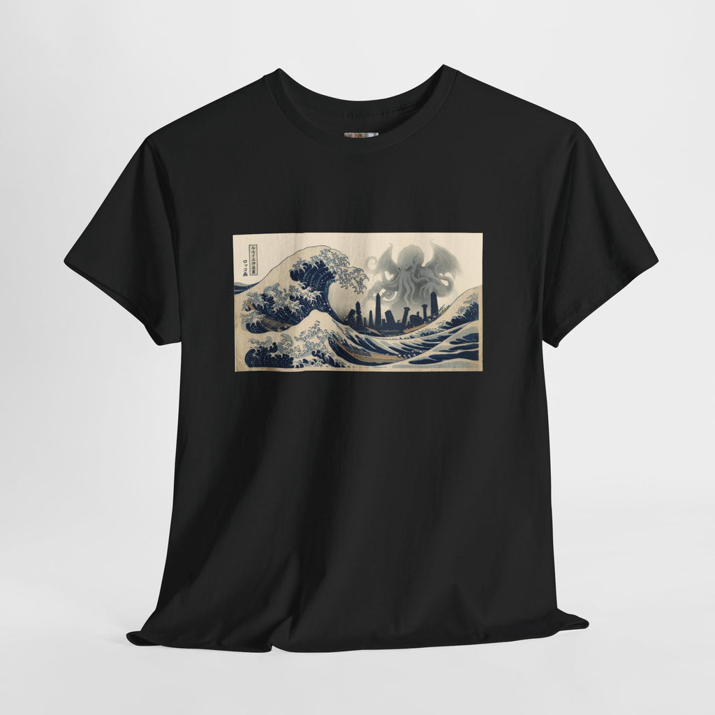 The Great Wave off R’lyeh — Ukiyo-e Cthulhu Graphic Tee