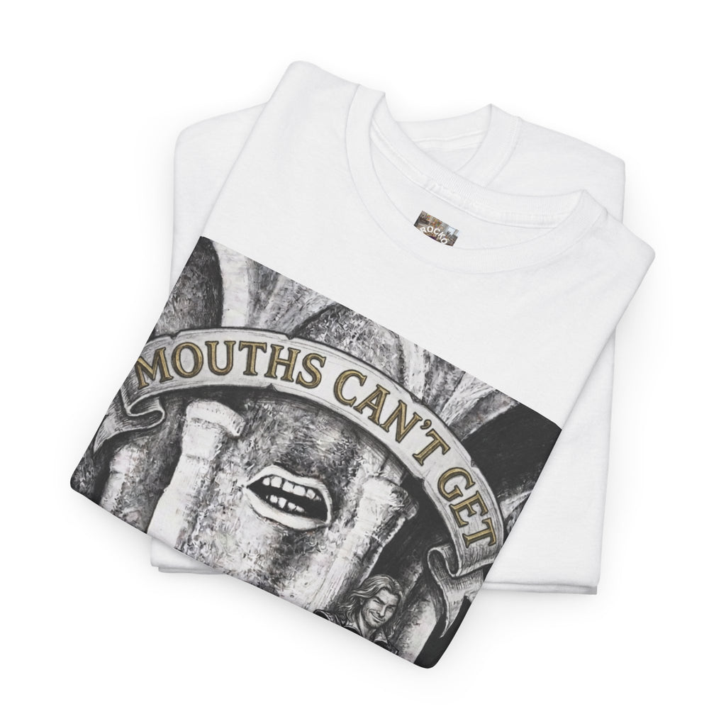 Mouths Can't Get Pregnant T-Shirt — Medieval Fantasy Dark Humor Graphic Tee