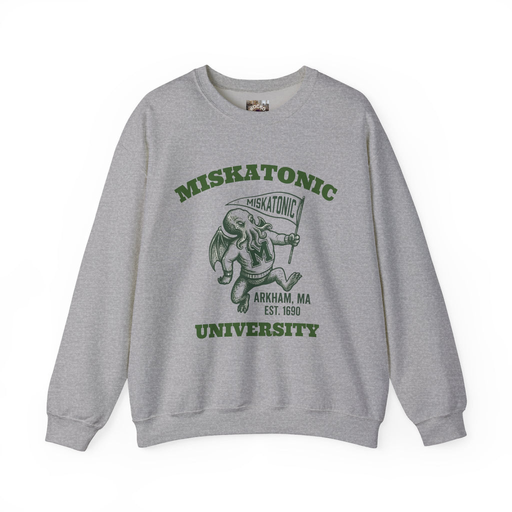 Miskatonic University Crewneck Sweatshirt — Vintage Collegiate Lovecraft