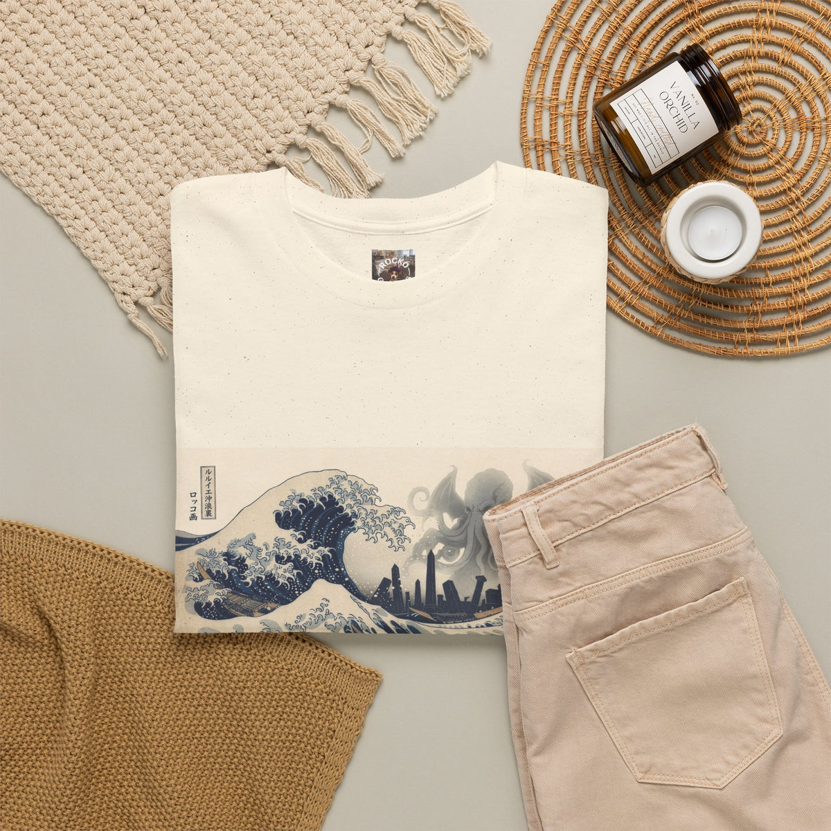 The Great Wave off R’lyeh — Ukiyo-e Cthulhu Graphic Tee