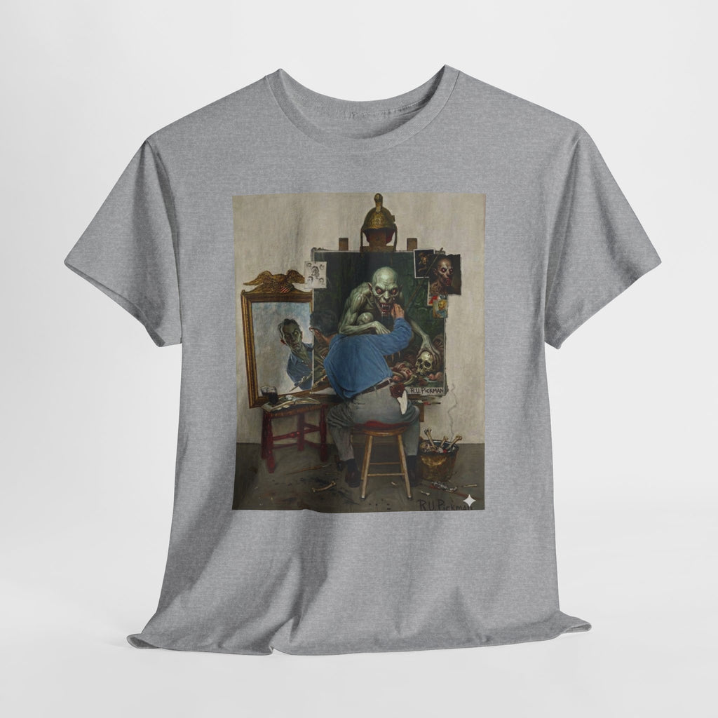 Richard Upton Pickman Self-Portrait T-Shirt — HP Lovecraft Illustration Graphic Tee