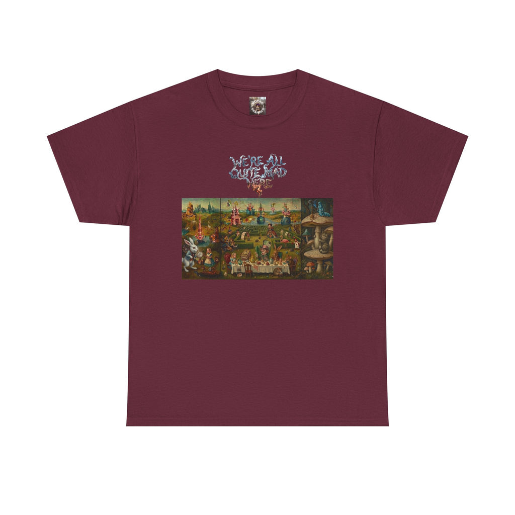 Alice in Wonderland Parody Tee — Garden of Earthly Delights Artwork