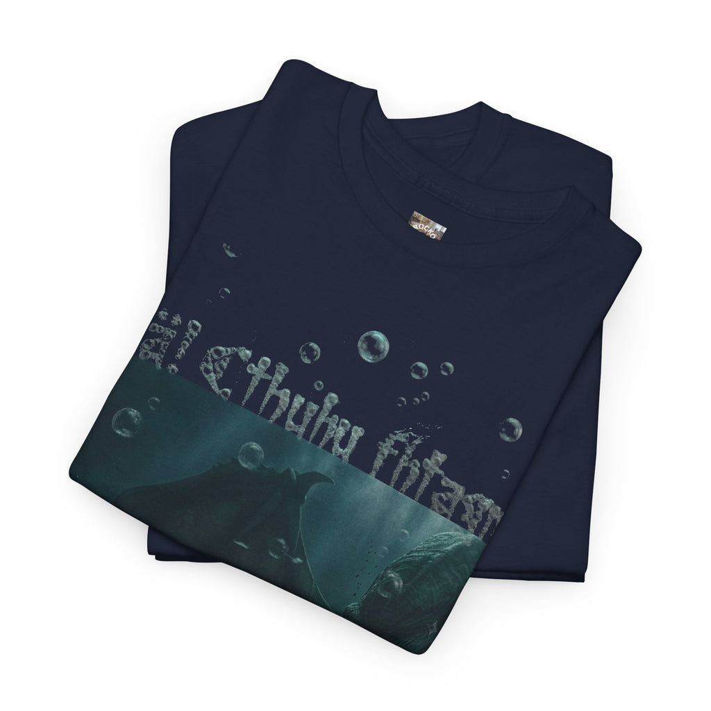Cthulhu's Neighborhood T-Shirt — R'lyeh Underwater Dark Fantasy Graphic Tee