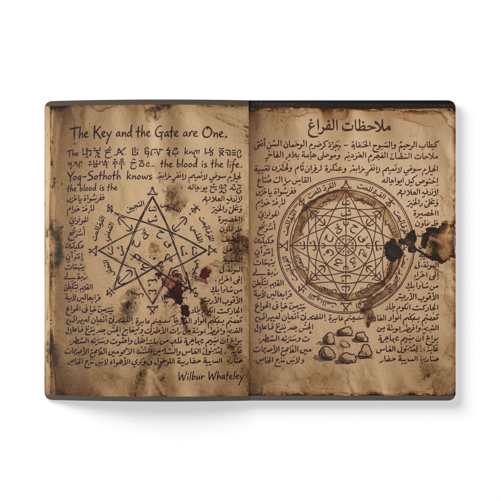 Necronomicon Softcover Journal — HP Lovecraft Eldritch Tome Notebook