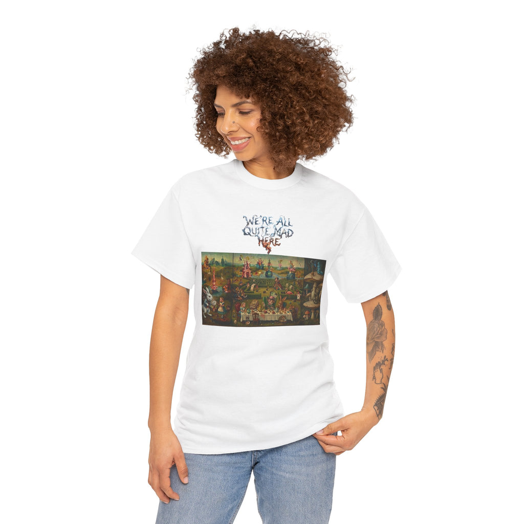 Alice in Wonderland Parody Tee — Garden of Earthly Delights Artwork