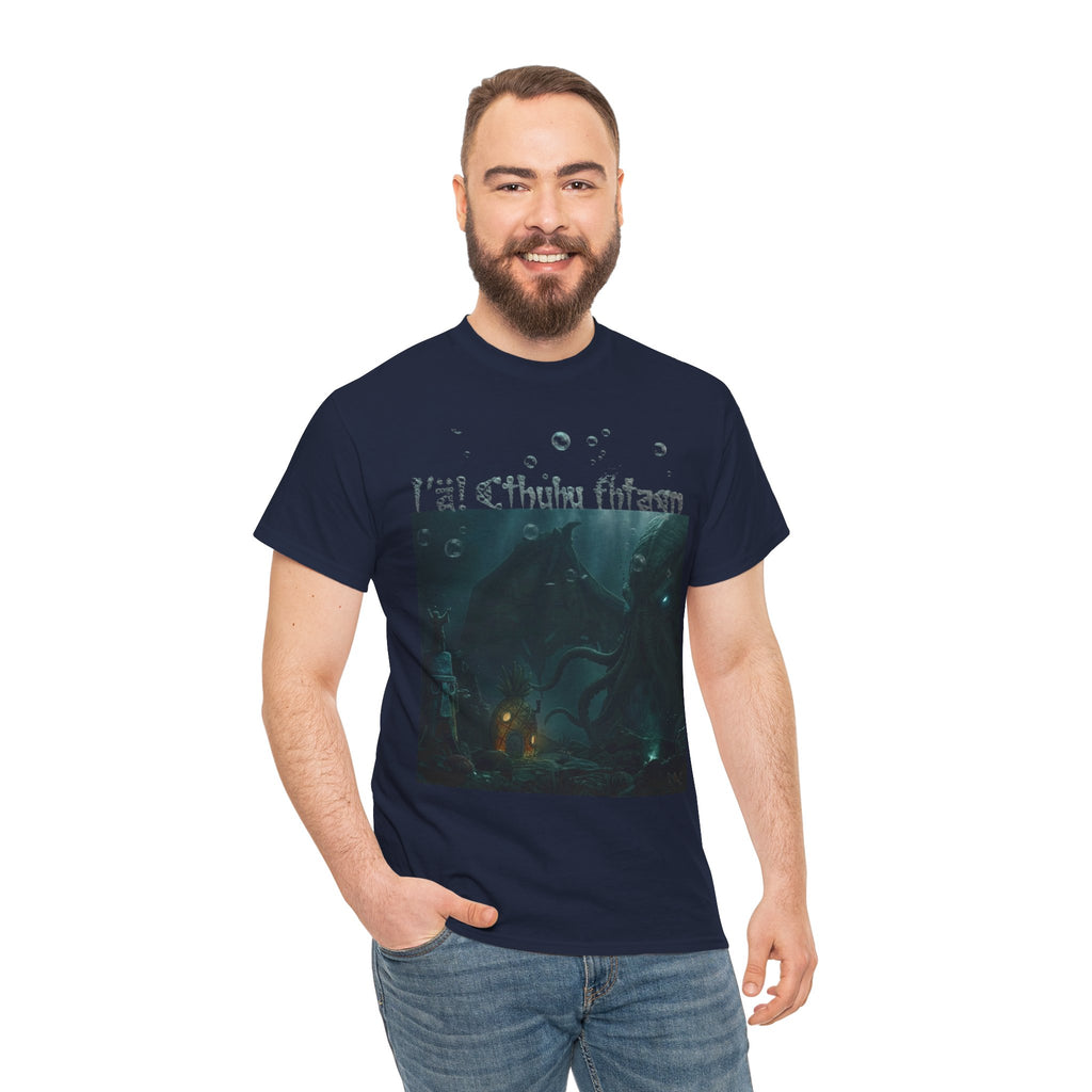 Cthulhu's Neighborhood T-Shirt — R'lyeh Underwater Dark Fantasy Graphic Tee