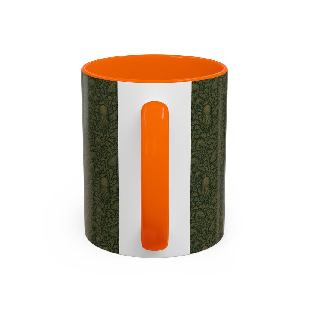 Two-Tone Accent Ceramic Mug — Graphic Print Coffee Cup (11oz & 15oz)